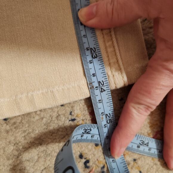 Beige denim jeans - size 20 petite bootcut - Picture 4 of 8